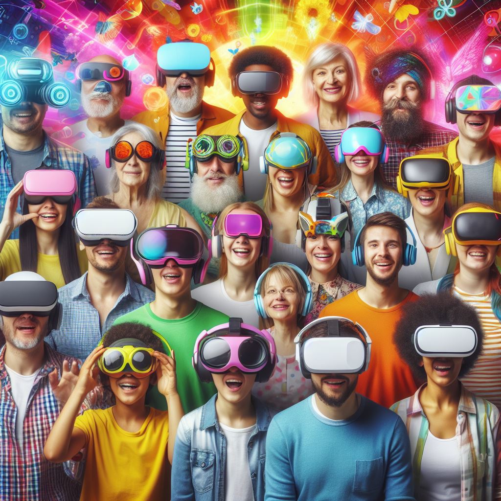 People from all walks of life experiencing VR together thanks to a unified operating system.